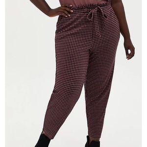 Torrid Houndstooth Paperbag Pant
